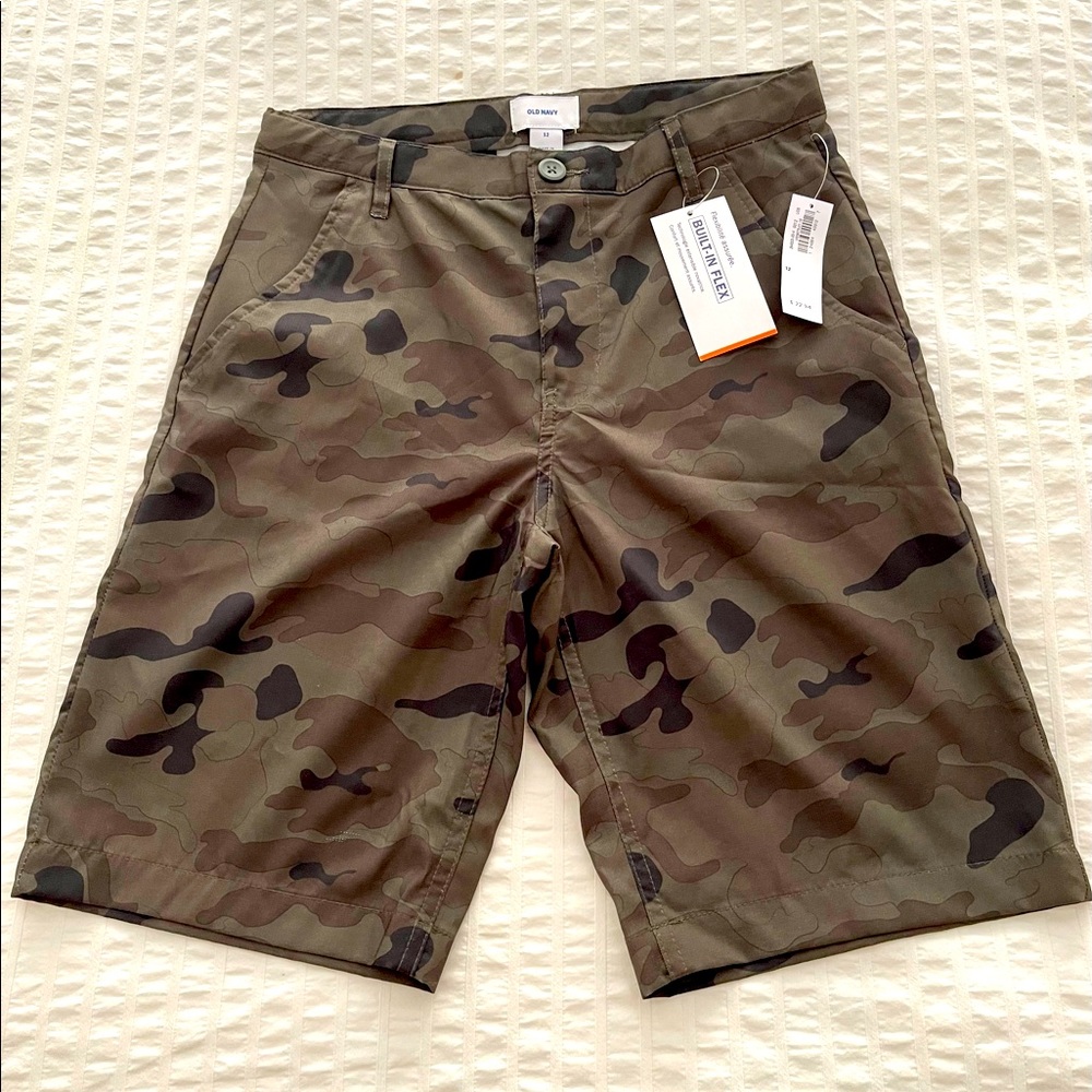 Old Navy boy shorts new with tags twill sz 12 youth
